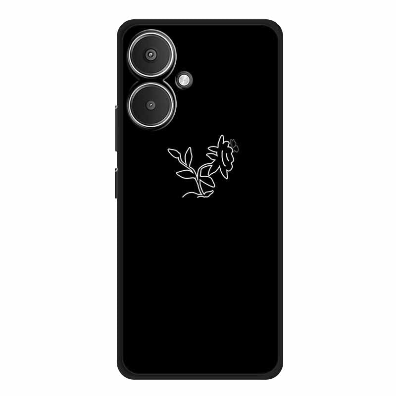 For Xiaomi Redmi 13C 5G / Redmi 13R 5G Case TPU Linear Pattern Printing Back Phone Cover For Xiaomi Redmi 13C 5G / Redmi 13R 5G Case TPU Linear Pattern Printing Back Phone Cover